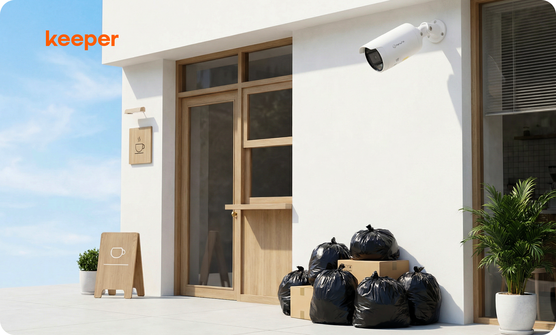 우리 매장 앞 쓰레기 무단투기, 실외 CCTV로 완벽 차단하는 방법